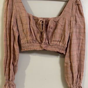 NEW long sleeve crop top